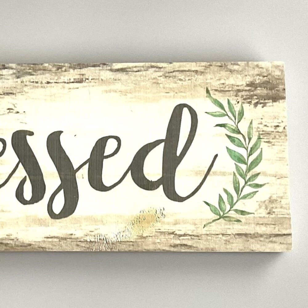 BLESSED WOODEN WALL HANGING DECORATIONS - Picture 7 of 7